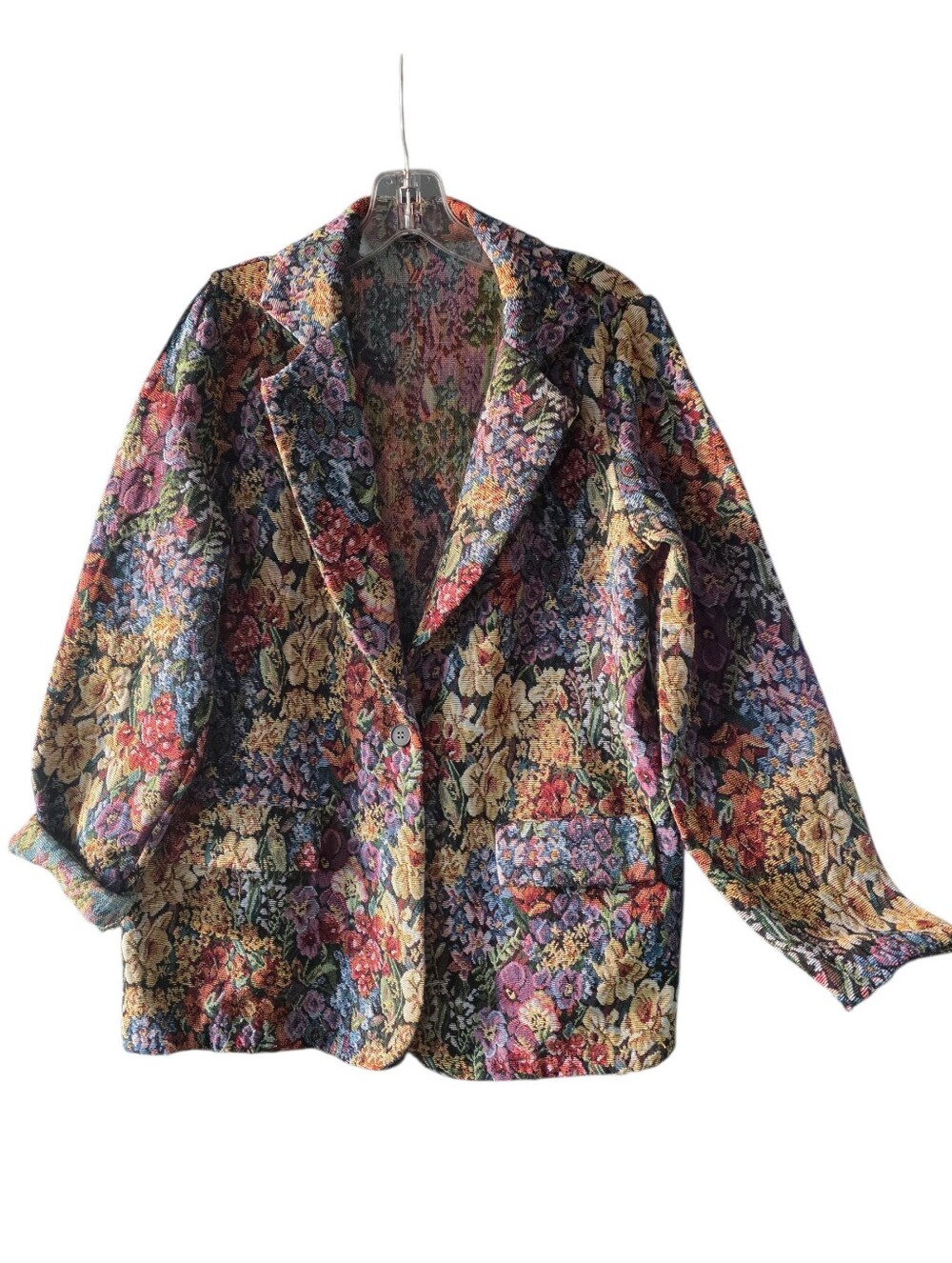 SHEIN Floral Tapestry Style Blazer/Jacket Size Large
